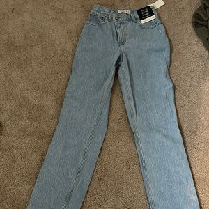 Abercrombie curve love jeans with cross waist